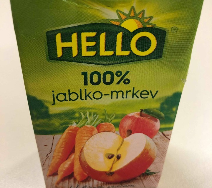 Hello pitíčko jablko-mrkev 100%